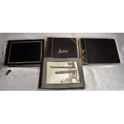 European Grand Tour Photo Books:  245 Mounted Photographic Plates in Albums, Mostly of Italy (4 Volumes)